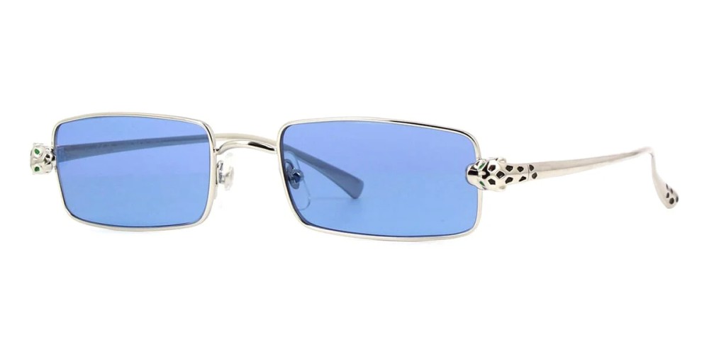 Cartier CT0473S - 004 - 54 Sonnenbrillen Silber Eckig