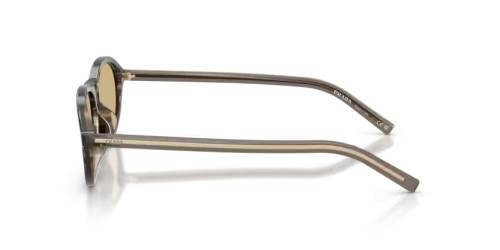 PRADA PR D20SU - 26O10R - 56 Sonnenbrillen Gestreift Ebenholz Oval