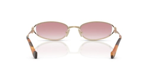 MIU MIU MU C51S - ZVN70O - 54 Sonnenbrillen Hellgold Unregelmäßig