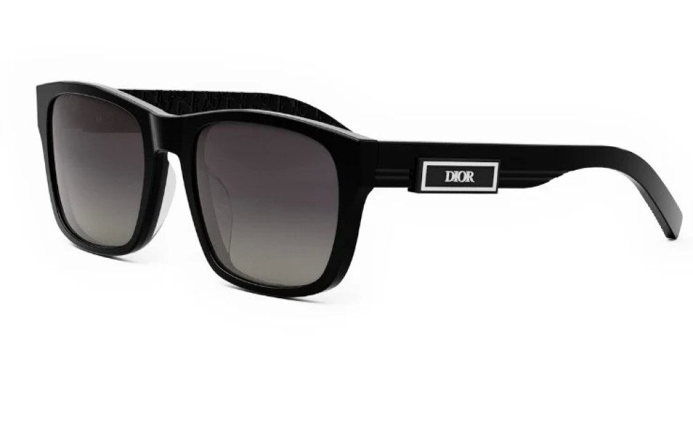 Dior DIOR B23 S2F - 10P3 - 58 Sonnenbrillen Schwarz Eckig
