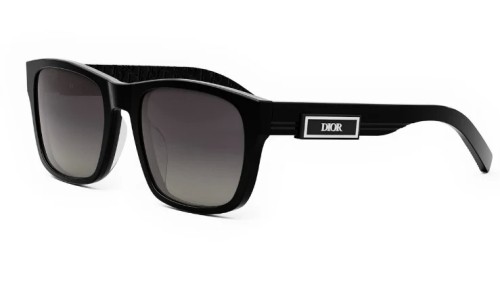 Dior DIOR B23 S2F - 10P3 - 58 Sonnenbrillen Schwarz Eckig