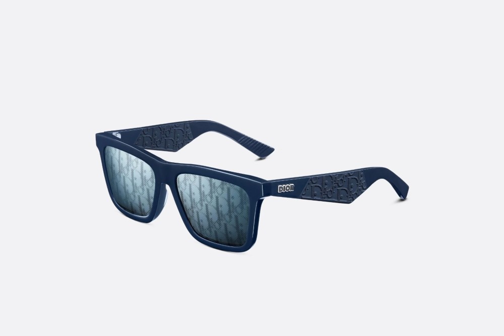 Dior DIOR B27 S1I - 30B8 A - 56 Sonnenbrillen Blau Eckig