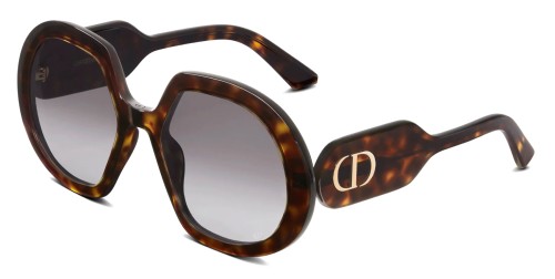 Dior DIORBOBBY R1U - 20A1 A - 56 Sonnenbrillen Havana Kissenform (Abgerundet)