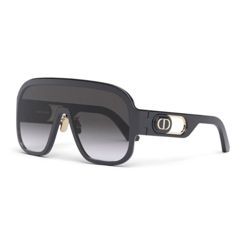 Dior DIORBOBBYSPORT M1U - 10A1 Sonnenbrillen Schwarz Flacher Oberteil