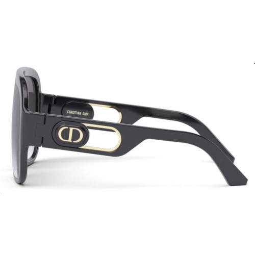 Dior DIORBOBBYSPORT M1U - 10A1 Sonnenbrillen Schwarz Flacher Oberteil