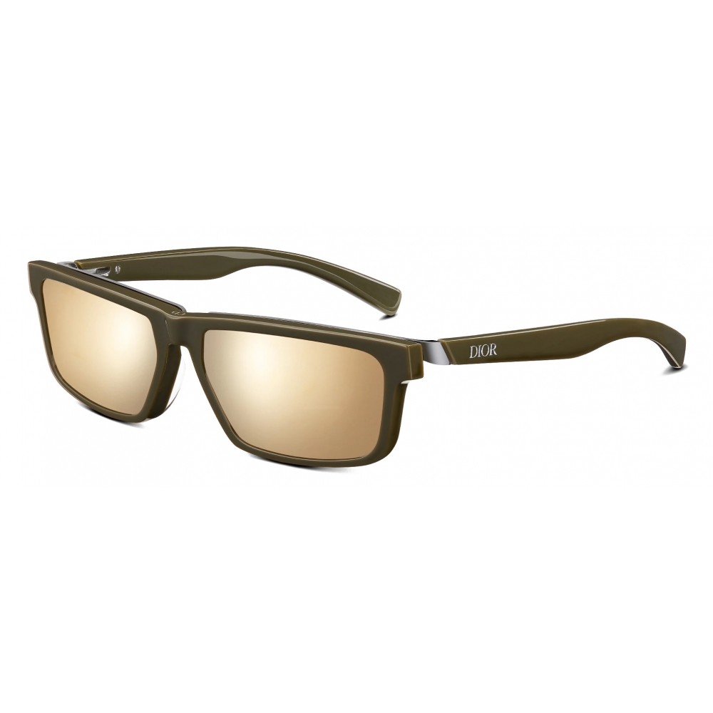 Dior DIORIDER S2U - 55F8 A - 57 Sonnenbrillen Grün Eckig