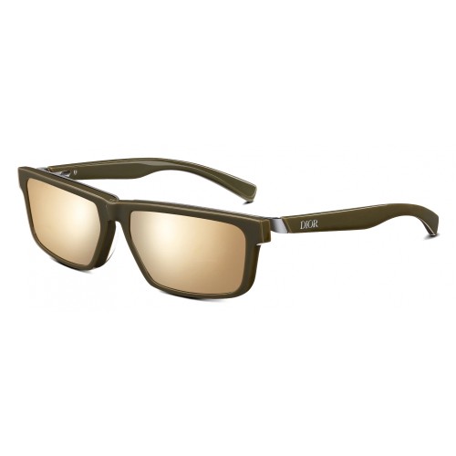 Dior DIORIDER S2U - 55F8 A - 57 Sonnenbrillen Grün Eckig