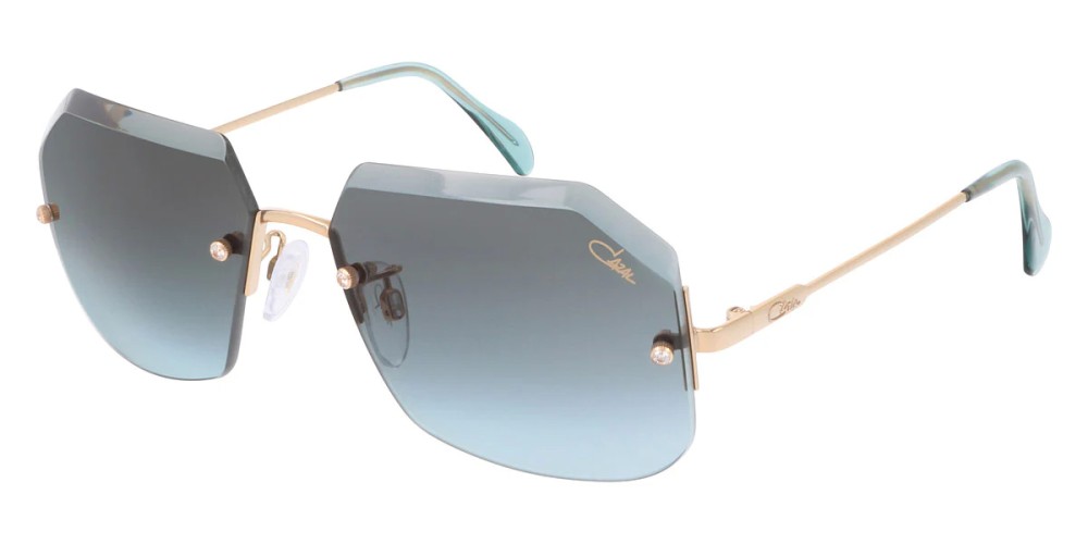 Cazal 217/3/3 - 001 - 60 Sonnenbrillen Gold Eckig