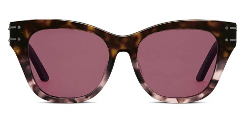 Dior DIORSIGNATURE B6F - 25D0 A - 55 Sonnenbrillen Havana Kissenform (Abgerundet)