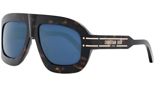 Dior DIORSIGNATURE M1U - 20B0 - 58 Sonnenbrillen Havana Flacher Oberteil