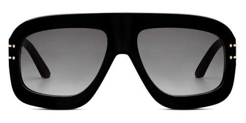 Dior DIORSIGNATURE M1U - 10A1 - 58 Sonnenbrillen Schwarz Flacher Oberteil