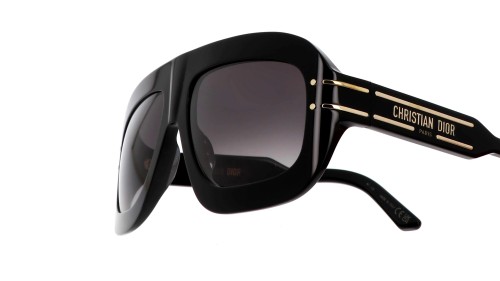 Dior DIORSIGNATURE M1U - 10A1 - 58 Sonnenbrillen Schwarz Flacher Oberteil