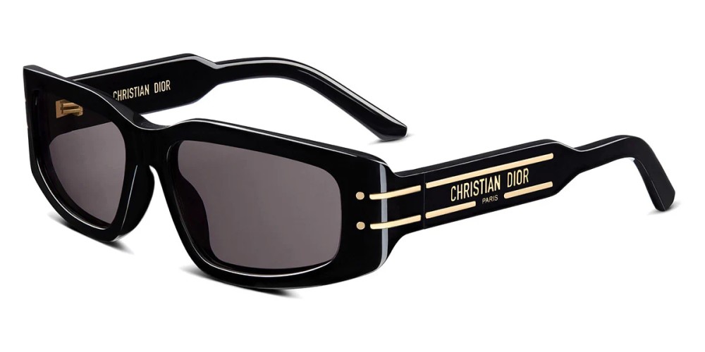 Dior DIORSIGNATURE S9U - 10A0 A - 56 Sonnenbrillen Schwarz Eckig