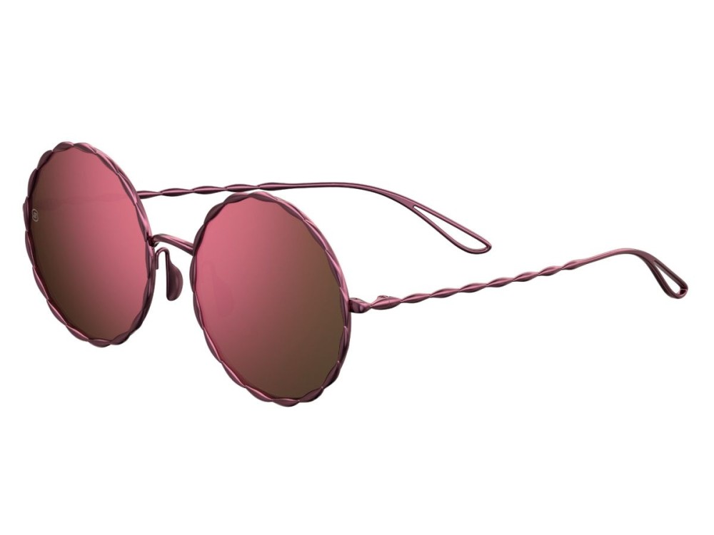 Elie Saab ES004/S - LHF 3A - 56 Sonnenbrillen Rot Rund