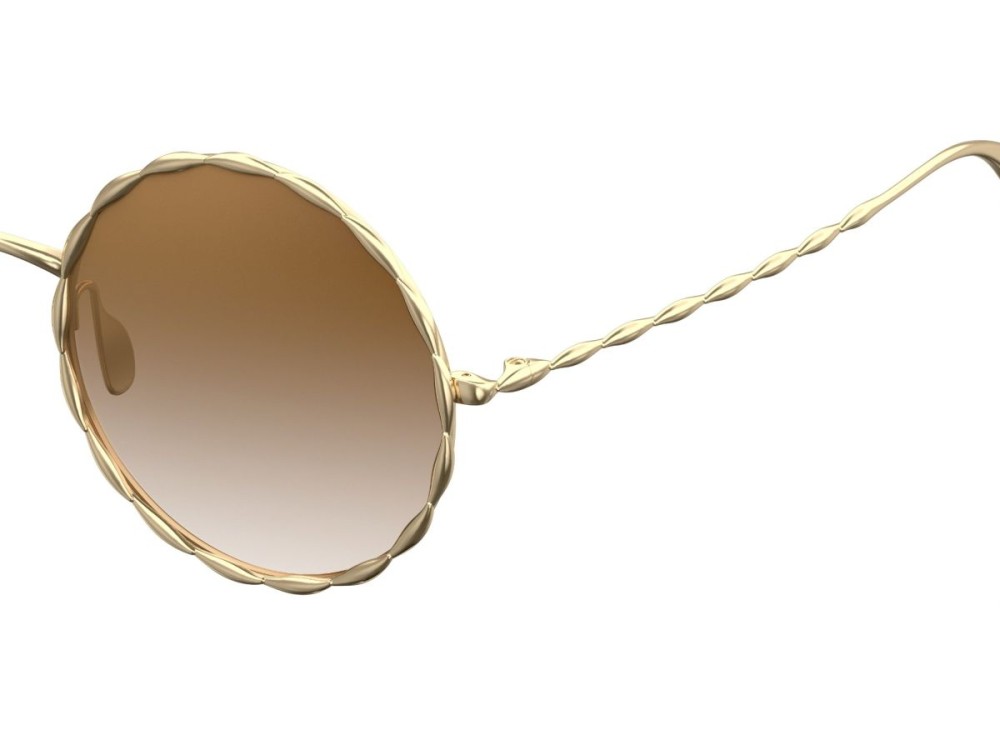 Elie Saab ES004/S - PO5 VT - 56 Sonnenbrillen Gold Rund