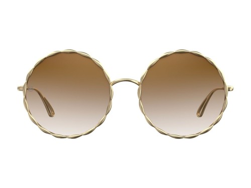 Elie Saab ES004/S - PO5 VT - 56 Sonnenbrillen Gold Rund