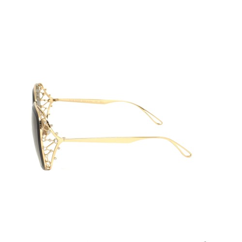 Elie Saab ES005/S - 01Q VU - 57 Sonnenbrillen Gold Eckig