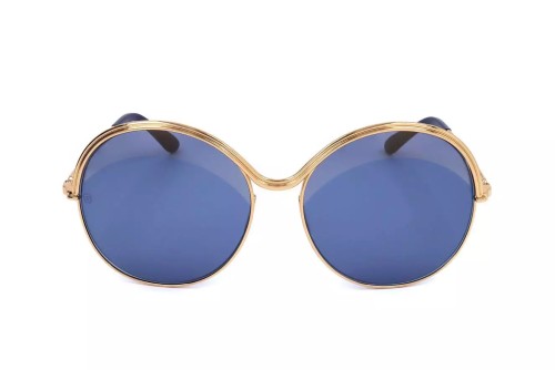 Elie Saab ES011/S - J5G 7Y - 59 Sonnenbrillen Gold Rund