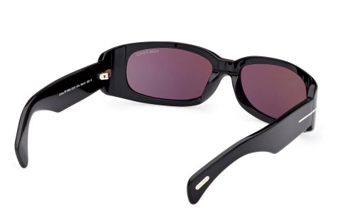 Tom Ford FT1064 ECO COREY - 01A - 59 Sonnenbrillen Schwarz Eckig