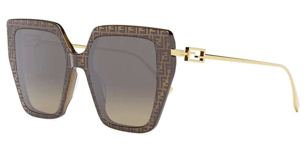 Fendi FE40012U - 50F - 55 Sonnenbrillen Eckig