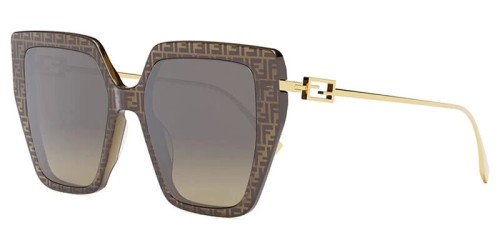 Fendi FE40012U - 50F - 55 Sonnenbrillen Eckig