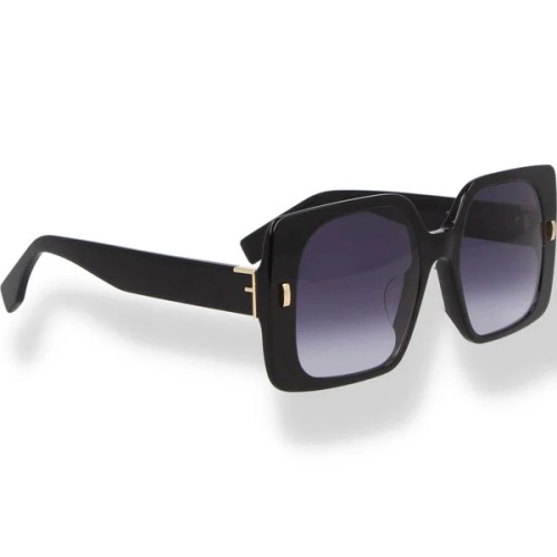 Fendi FE40036U - 01W - 53 Sonnenbrillen Schwarz Eckig