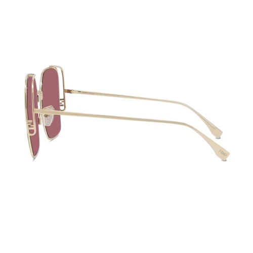 Fendi FE40038U - 10S - 59 Sonnenbrillen Gold Cat Eye