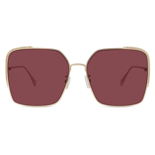 Fendi FE40038U - 10S - 59 Sonnenbrillen Gold Cat Eye