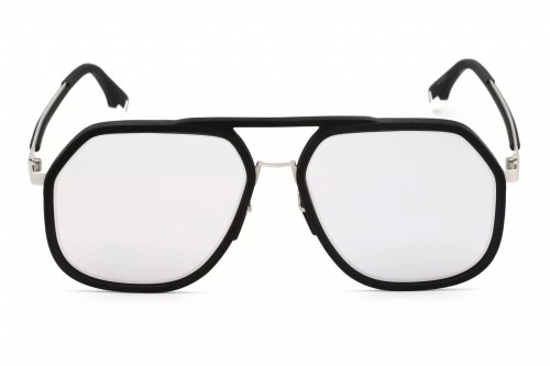 Fendi FE40041U - 02C - 55 Sonnenbrillen Schwarz Pilot (Aviator)