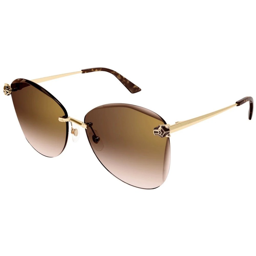 Cartier CT0398S - 002 - 62 Sonnenbrillen Kissenform (Abgerundet)