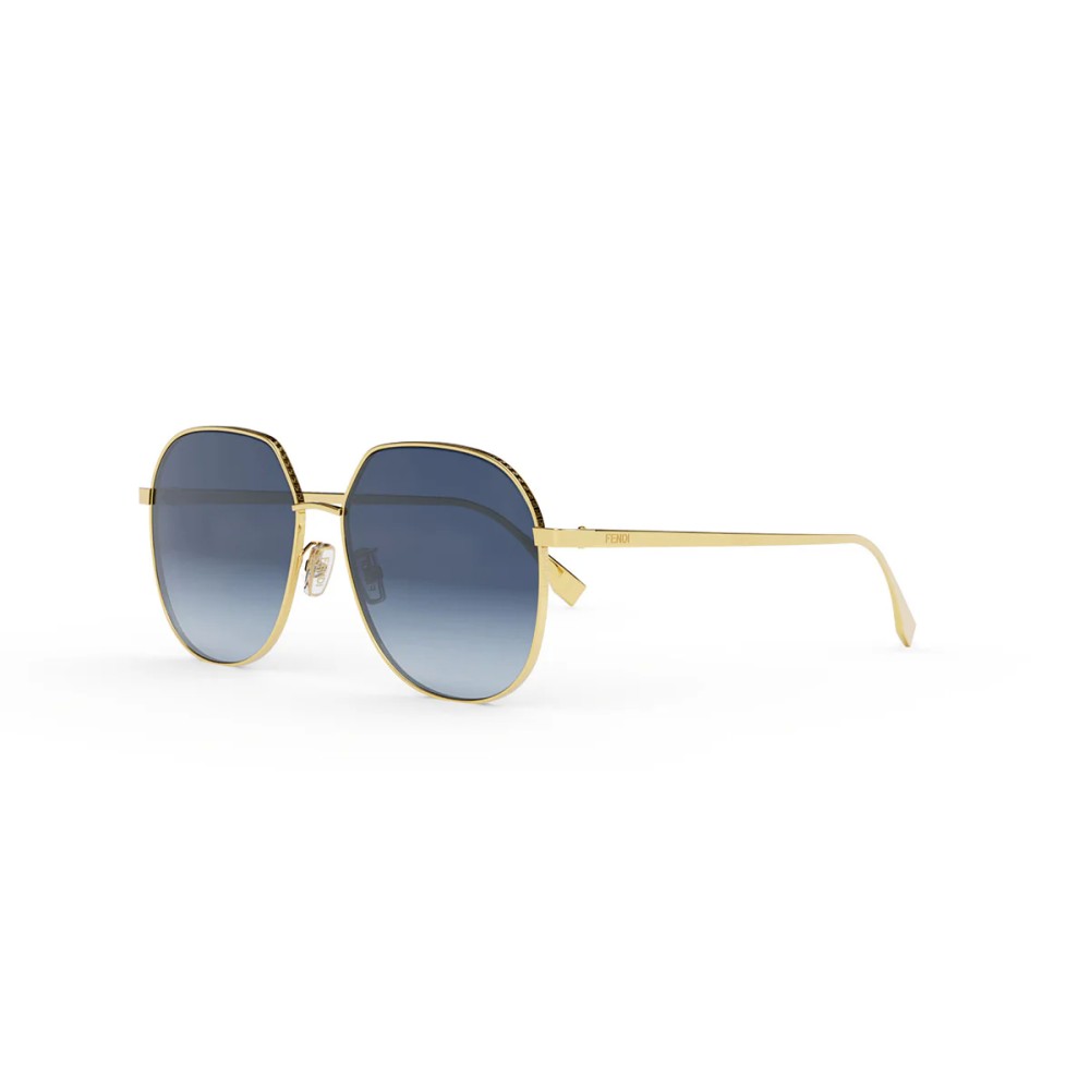 Fendi FE40069U - 30W - 59 Sonnenbrillen Gold Rund