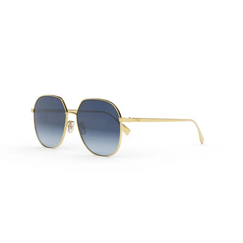 Fendi FE40069U - 30W - 59 Sonnenbrillen Gold Rund