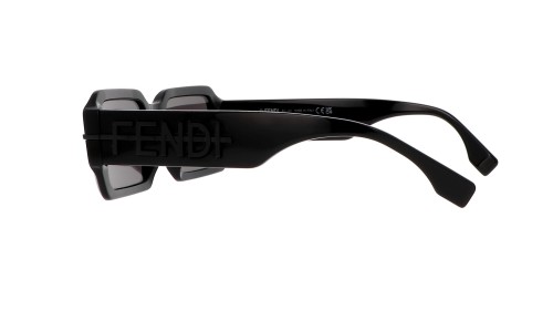 Fendi FE40073U - 01A - 52 Sonnenbrillen Schwarz Eckig