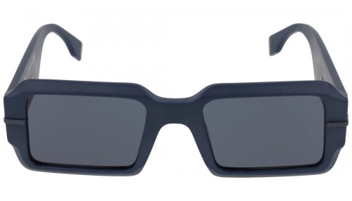 Fendi FE40073U - 90V - 52 Sonnenbrillen Blau Eckig
