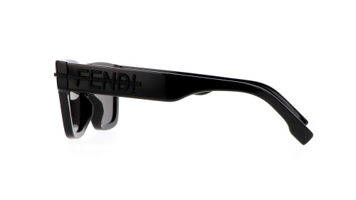 Fendi FE40078I - 01A - 51 Sonnenbrillen Schwarz Eckig