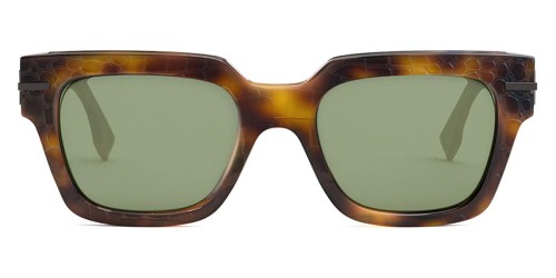 Fendi FE40078I - 52N - 51 Sonnenbrillen Havana Eckig