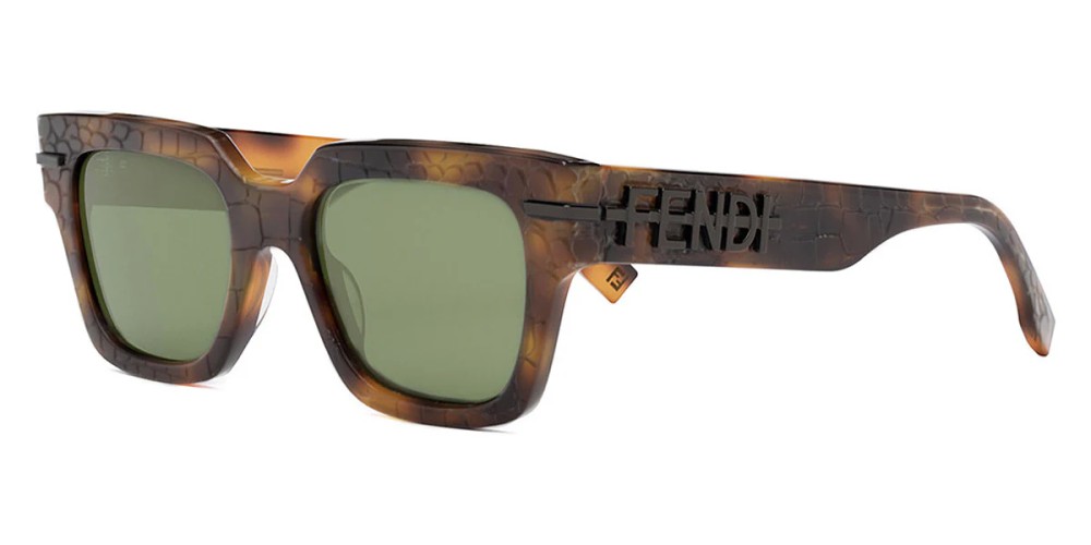 Fendi FE40078I - 52N - 51 Sonnenbrillen Havana Eckig