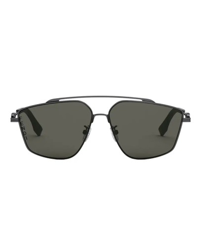 Fendi FE40079U - 12A - 58 Sonnenbrillen Schwarz Pilot (Aviator)