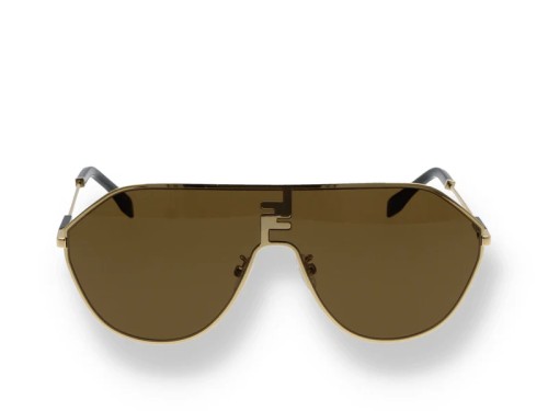 Fendi FE40080U - 30E - 65 Sonnenbrillen Gold Pilot (Aviator)