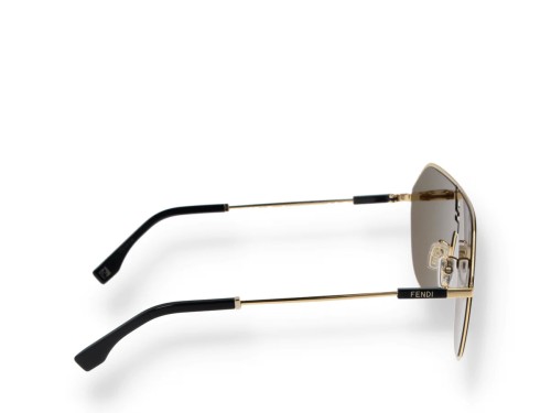 Fendi FE40080U - 30E - 65 Sonnenbrillen Gold Pilot (Aviator)