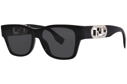 Fendi FE40081I - 01A - 54 Sonnenbrillen Schwarz Eckig