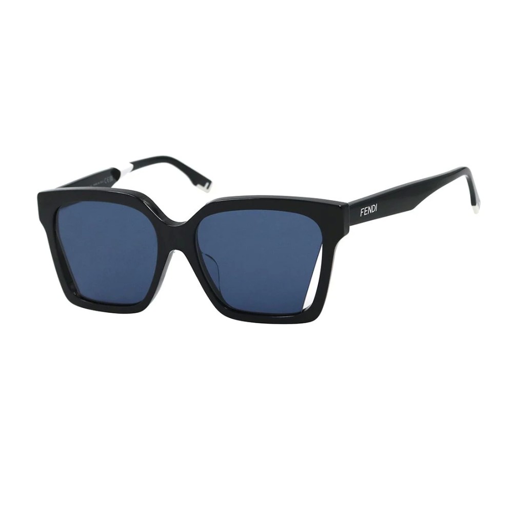 Fendi FE40085F - 01V - 57 Sonnenbrillen Schwarz Eckig