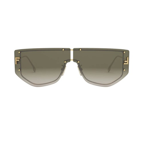 Fendi FE40096U - 30F - 69 Sonnenbrillen Gold Pilot (Aviator)