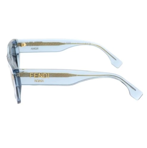 Fendi FE40100I - 90A - 53 Sonnenbrillen Blau Eckig