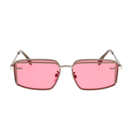 Fendi FE40102U - 50S - 53 Sonnenbrillen Silber Eckig