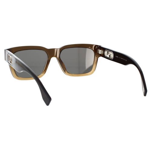 Fendi FE40107I - 50A - 53 Sonnenbrillen Braun Eckig