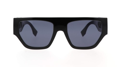 Fendi FE40108U - 01V - 54 Sonnenbrillen Schwarz Flacher Oberteil