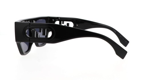 Fendi FE40108U - 01V - 54 Sonnenbrillen Schwarz Flacher Oberteil