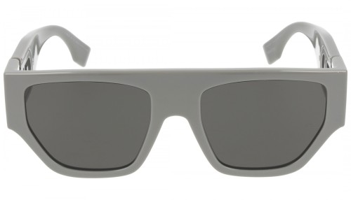Fendi FE40108U - 20A - 54 Sonnenbrillen Grau Flacher Oberteil