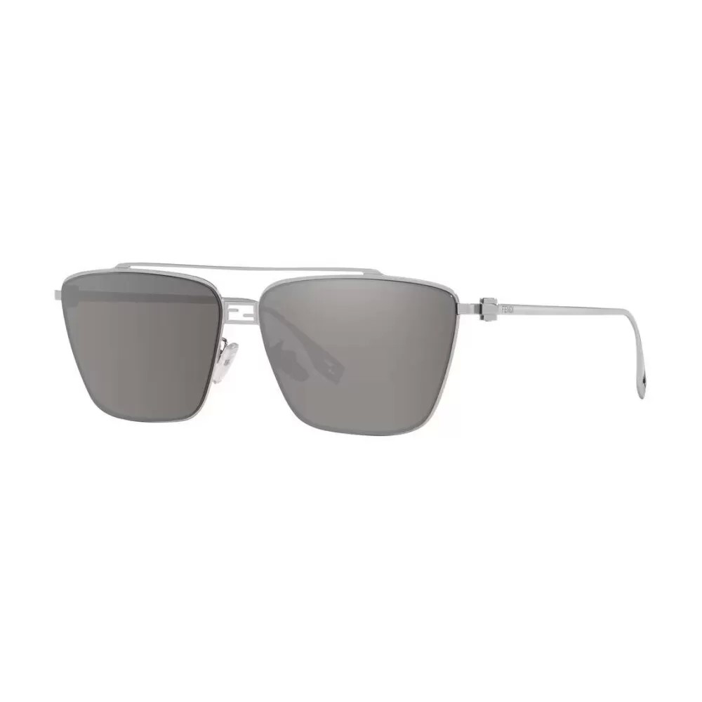 Fendi FE40110U - 16C - 59 Sonnenbrillen Silber Pilot (Aviator)